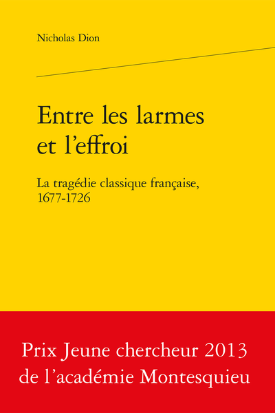 Couverture de Nicholas Dion (2012)